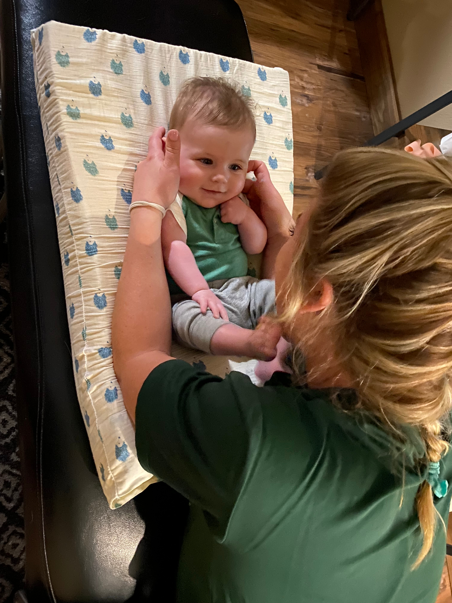 Infant chiropractic patient at Phillips Chiropractic